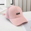 Gorra de Béisbol Desgastada 2025 para Mujer, Gorra de Pato con Visera Dura Bordada Estilo Coreano para Hombre, Sombrero de Sol Versátil de Moda para Adelgazar el Rostro