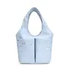 Bolsa de Tela para Mujer Estilo Coreano Comercio Exterior 2026 Bolsa de Lona Estrella Bolso Tote para el Trabajo Capacidad Grande Moda Casual Bolso de Hombro Simple