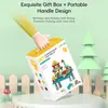 [Exclusivo Transfronterizo] Mesa de Juego de Bloques de Construcción de Partículas con Forma de Bala DIY 2 en 1 Juguete Educativo de Ensamblaje para Niños
