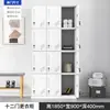 Taquilla para Dormitorio de Personal de Cuatro Puertas Huizhou Gabinete de Almacenamiento de 24 Puertas con Cerradura Gabinete de Zapatos de Fábrica Taquilla de Seis Puertas para Baño