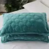 Fundas de Almohada Gruesas Acolchadas de Algodón Puro 48X74, un Par de Fundas de Almohada, Funda de Almohada Grande Individual para Adulto