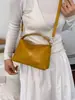Bolsa Pequena Retro de Alto Padrão para Comércio Exterior para Mulheres 2024 Nova Outono e Inverno Versátil Bolsa Transversal Bolsa de Mão Bolsa Boston Tendência