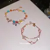 Pulsera de flor de circón chapada en oro real de 18k, estilo pastoral dulce y romántico, a la moda, lujo ligero, joyería de alta gama