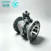 Yucheng Q41F-16C Válvula de Bola Agua Vapor Aceite Acero al Carbono PTFE Flotante Sello Suave y Duro Brida Válvula de Bola de Alta Temperatura