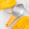 Separador de cáscara de mango en cubos, artefacto para cortar mango, cuchara para extraer pulpa, cuchillo para pelar, separador de semillas