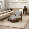 Silla de suelo Silla Tatami Taburete con respaldo estilo japonés Cama para uso en mirador de madera maciza Silla para habitación japonesa Silla sin patas