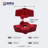 Accesorios de Perilla de Válvula de Control para Distribuidor de Agua de Calefacción por Suelo Válvula de Control de Calefacción Manija Giratoria Válvula de Bola Geotérmica Válvula de Ángulo para Calefacción de Agua