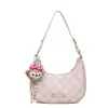 Nuevo Bolso de Lona Estilo Francés de Nicho Luna para Mujer 2026, Bolso de Hombro Cruzado de Gama Alta para Debajo del Brazo, Bolso de Cuadros para Mujer