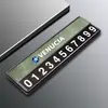 Placa de Número de Teléfono Temporal para Estacionamiento en Interiores de Coche Venucia D50/D60/R30/R50/T60/T70T90