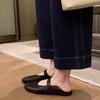 Nuevos Zapatos Planos Mary Jane de Primavera para Mujer, Punta Redonda, Estilo Simple, Una Correa, Piel Suave, Suela Blanda, Corte Bajo