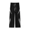 Pantalones Casuales Rectos Sueltos a Rayas Patchwork Estilo Verano 2026 para Hombre K6760-TeP35 Precio de Venta Sugerido 88