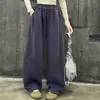 Pantalones de pierna ancha tipo plátano para niña Otoño/Invierno 2026 Nuevo estilo Chic Mediano/Grande Infantil Más terciopelo Suelto Casual Pantalones Rectos