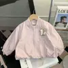 Chaqueta para Niña Primavera Nuevo Estilo Chaqueta Holgada de Moda para Niños Top Cárdigan para Niños Pequeños Top Chaqueta de Bebé para Niña de Moda