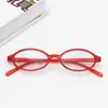 Gafas de Prescripción Ovaladas, Gafas Retro Transparentes Anti-Luz Azul, Gafas Protectoras de Marco Pequeño Y2K de Moda para Mujer