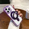 Nuevo Estuche para Teléfono Móvil de Acrílico Arcoíris 2.0 con Soporte Metálico Adecuado para Iphone16Promax/15
