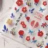 Adesivos de Unha com Palavras Felizes para Recém-Casados, Ano Novo, Ano do Serpente, Adesivos de Unha Estéreo Embossados, Venda por Atacado de Arte de Unha para Casamento Infantil 2025