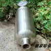 Amortecedor de pulso de ar tipo flange de aço inoxidável/rosca interna manômetro de pressão de pulsação de líquido LGMK-B buffer