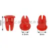 Panel de decoración de carrocería para Mercedes-Benz, remache, ojal, hebilla de plástico roja A0019882081 50267022