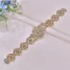 Youlapan S161 Aplique de Cinturón de Boda con Pedrería Encaje de Código de Barras Bordado para Vestido de Boda Accesorios de Ropa Elegantes Accesorios de Boda