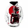Suéter Personalizado de Anime 2024 Blusa com Estampa 3D Roupas Masculinas