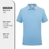 Camiseta tipo polo de seda helada Personalizable Ropa de trabajo de manga corta con solapa Hazlo tú mismo Grupo Empresa Ropa de fábrica Ropa de trabajo Camisa cultural Bordar