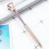 Versão coreana criativa de caneta de cristal giratória grande caneta de diamante atacado logotipo para impressão escritório papelaria estudante caneta esferográfica de plástico