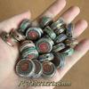 Acessórios para Pingente de Agata Dzi de Xizang Atacado Chaveiro DIY Estrela e Lua Acessórios Bodhi Dzi de Três Olhos Contas Soltas