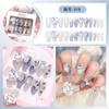 Productos terminados para decoración de uñas hechos a mano. Parche para uñas Advanced Pure Wind. Colección de parches para decoración de uñas con diamantes grandes y diamantes.