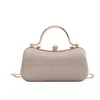 Bolso de Cadena Brillante Texturizado Modelo Nuevo 2026 para Mujer, Bolso de Hombro Cruzado con Cierre de Broche Simple, Bolso de Mano Versátil de Moda para el Trabajo