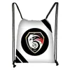 Bolsa com Cordão para Futebol da Copa do Mundo Transfronteiriça de 2026 com Estampa do Logo da Equipe, Mochila com Cordão de Poliéster, Bolsa de Armazenamento de Grande Capacidade
