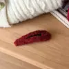 Presilha de Cabelo Coração de Pelúcia Vermelho de Ano Novo para Mulheres 2026 Novo Estilo Presilha BB de Alta Qualidade para Franja Acessório de Cabelo