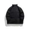 Promoción principal en stock nuevo estilo Hong Kong color liso estilo Hong Kong cuello alto holgado cálido abrigo acolchado de algodón MY9072-P65