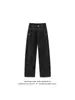 Jeans de Pierna Ancha Holgados de Longitud hasta el Suelo con Costuras de Diseño Desconstruido de Nicho para Hombres y Mujeres Pantalones Largos de Hombre