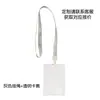 Porta Credencial de Trabajo en Stock con Cordón, Insignia de Trabajo Transparente de PVC, Tarjeta de Acceso de Marca de Fábrica, Insignia Escolar Personalizada al por Mayor