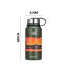 Copo Térmico de Grande Capacidade para Esportes ao Ar Livre Copo de Água para Escritório Masculino Aço Inoxidável 304 Vácuo Portátil Copo Térmico Atacado