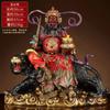 Estatua de Buda Wu, dios de la riqueza, de cobre, de latón, Zhao Gongming, estatua de montar a caballo de tigre puro, decoración para el hogar, inauguración de la casa, regalo de apertura