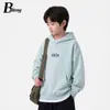 Sudadera con capucha para niño Beiteng, nueva colección de otoño, ropa infantil Huzhou Zhili, sudadera holgada estilo coreano, top casual