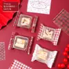 Bolsas de Embalaje para Galletas Crujientes de Copo de Nieve de Año Nuevo Bolsas de Grado Alimenticio Hechas a Mano para Dulces y Snacks Bolsas de Embalaje Festivas del Año del Caballo Venta al por Mayor