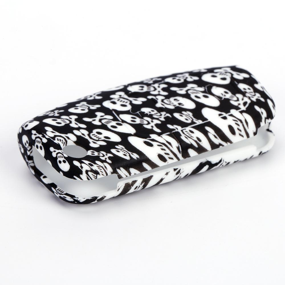 福特经典福克斯折叠3键无标水转印骷髅头