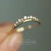Anillo de Corona Refrescante Estilo Japonés Transfronterizo Lujo Ligero Corona de Princesa Anillo Simple Retro de Nicho Versátil de Alta Gama