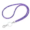 Lanyard de red de pesca redonda transfronteriza, lanyard de exposición de certificado de diamante, rhinestone, marca de autobús, marca, marca, marca de empleado, en stock