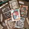 Paquete de Pegatinas Yanji Serie Detalles Faltantes Borde Láser Retro Pegatinas Decorativas DIY 15 Hojas en 6 Diseños