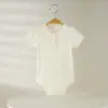 Mameluco de bebé de manga corta para verano, ropa para recién nacidos, mameluco triangular para bebé, pijama, traje para gatear