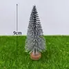 Mini árbol verde, cerezo, modelo, microadornos paisajísticos, rocalla, bonsái, paisajismo, mesa de arena, material de bricolaje