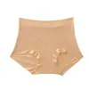 Ropa Interior Femenina de Cintura Alta al por Mayor Control de Abdomen Levanta Glúteos Transpirable Ajustada al Cuerpo Amigable con la Piel Alta Elasticidad No Constrictora Bragas Femeninas