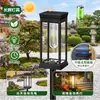 Luz solar para jardim externo, à prova d'água, para jardim residencial, luz de gramado com filamento de tungstênio, poste de rua decorativo para ambiente externo