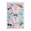 Decorações Faciais Infantis, Adesivos de Pérola, Maquiagem para Meninas, Adesivos de Olho com Strass para Palco Escolar, Adesivos de Maquiagem para Apresentação de 1º de Junho