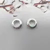 Cooldiy Contas com Furo Grande Molde de Silicone para Contas Planas com Cola de Cristal Contas de Cabelo Fetal Pad Banhado a Prata Metabo