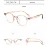 Gafas Marrones Dr.Lolly Ultra-Ligeras de Tr90 para Mujer con Miopía, Se Pueden Personalizar con Lentes Graduados, Adecuadas para Caras Grandes, Efecto Adelgazante, Aspecto Natural, Monturas Anti-Luz Azul