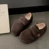 Zapatos de Nieve de Algodón Cálido con Suela Gruesa y Terciopelo para Mujer 2026 Nuevo Estilo Invierno Versátil Tacón Oculto Suela Suave Zapatos de Piel Engrosada
